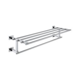 GROHE 40512001 - Suporte múltiplo para toalhas ESSENTIALS CUBE 600 mm cromado brilhante