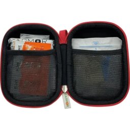Kit de Primeiros Socorros Individual Farmor Vermelho Fluorescente 1 Pessoa