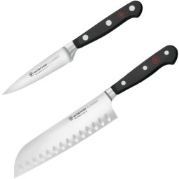 Wüsthof CLASSIC 2-Piece Knife Set, Santoku and Vegetable Knife (17 cm/9 cm) 1120160219