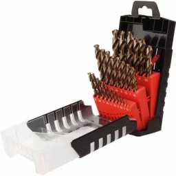 Jogo de 25 Brocas HSS Cobalto DIAGER Ø1-13mm por 0,5mm