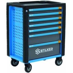 Carro de Ferramentas STILKER 7 Gavetas com 164 Ferramentas 710x465x930mm