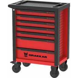 Carro de Ferramentas DRAKKAR 7 Gavetas com 176 Ferramentas 765x465x972mm