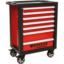 Carro de Ferramentas DRAKKAR 7 Gavetas com 176 Peças 770x460x970mm