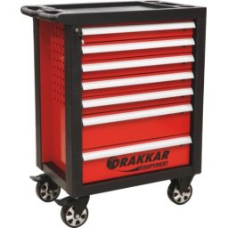 Carro de Oficina DRAKKAR 7 Gavetas com 176 Ferramentas 770x460x970mm