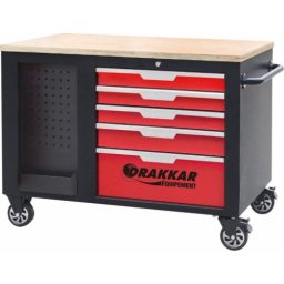 Carro de Ferramentas DRAKKAR 10 Gavetas com 176 Ferramentas 1141x730x888mm