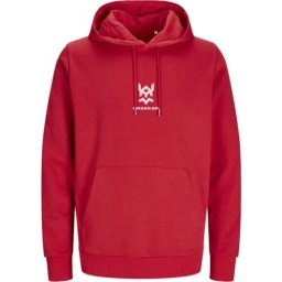 Sweatshirt DRAKKAR Vermelha Unissexo Tamanho XL com Logo Branco