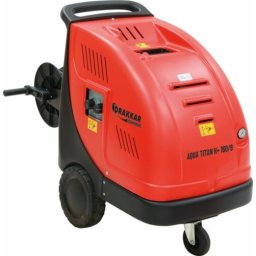 Lavadora de Alta Pressão de Água Quente DRAKKAR 230V 9 l/min 160 bar com Enrolador 20m, Lança Turbo e Total Stop