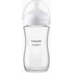 Biberão de Vidro Natural Response Philips Avent 240 ml 1M+
