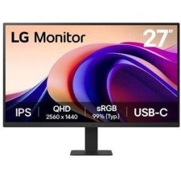 MONITOR LG 27U631A-B 27" QHD 5MS NEGRO HDMI USB-C VESA