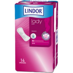 Lindor Pensos Higiénicos Mini Lady Pad Incontinência 14 un