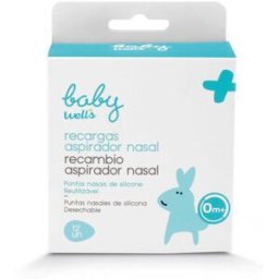 Baby Wells Recarga Aspirador Nasal Bebé Wells 12 un