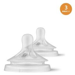 Philips Avent 2 Tetinas Natural Response T3 fluxo médio 1m+ 2 un