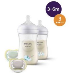 Philips Avent Conjunto Natural Response biberões decorados 1 un