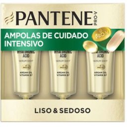 Pantene Ampolas Cabelo Cuidado Intensivo Liso 3 x 15 ml