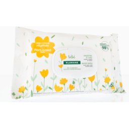 Klorane Bebé Water Wipes Plant-Based 60 un