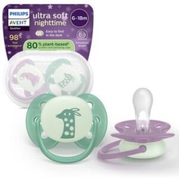 Philips Avent Pack Ultra Soft Nighttime Girl 6-18M 2 un