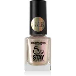 Dermacol 5 Day Stay Nail Polish Infinity Gold 11 ml