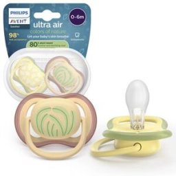Philips Avent Pack Ultra Air Colors Of Nature Deco 0-6M 2 un