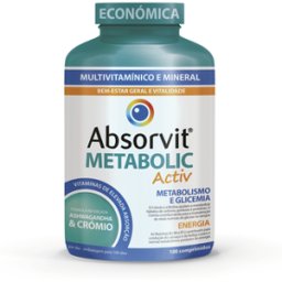 Absorvit Metabolic Activ Multivitamínico e Mineral 100 comprimidos