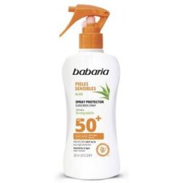 Babaria Protetor Solar Spray Pele Sensível SPF50+ 200 ml