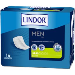 Lindor Pensos Higiénicos Extra Man Pad Incontinência 14 un