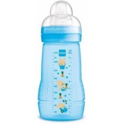 Mam Biberão Easy Active +2m Azul 270 ml