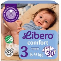 Libero Fralda Comfort T3 5-9 Kg 30 un