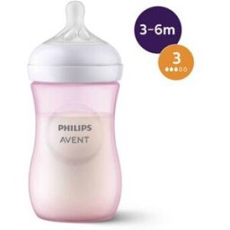 Philips Avent Biberão Natural Response de 260ml rosa 260 ml