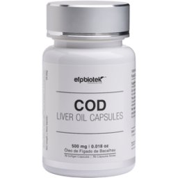 EFPBiotek Suplemento Vitamínico Cod Liver Oil 70 cápsulas