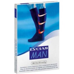 Lycias Meias de Descanso Homem Preto Tam.2 Tamanho 2