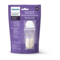 Philips Avent Sacos de Armazenamento para Leite Materno 25 x 180 ml