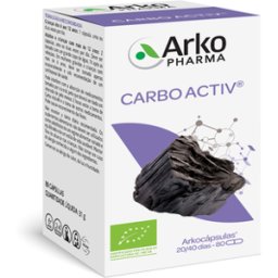 Arkocápsulas Suplemento Alimentar Carbo Activ Bio 80 cápsulas