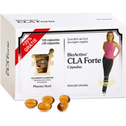 Bioactivo Cápsulas Redução de Massa Gorda CLA Forte 150 cápsulas
