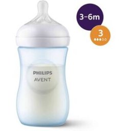 Philips Avent Biberão Natural Response de 260ml azul 260 ml