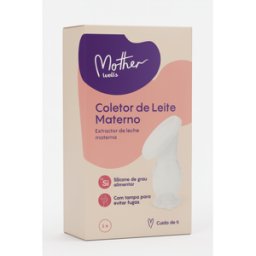 Mother Wells Coletor Leite Materno Leve e Portátil 100 ml