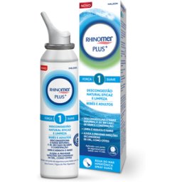 Rhinomer Spray Descongestão Nasal Plus Força 1 +1M 125 ml