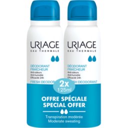Uriage Duo Desodorizante Refrescante Spray 2 x 125 ml