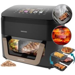 Fritadeira Air Fryer Cecofry&Grill Smokin´ 11000 11L 2900W (Preto) - CECOTEC