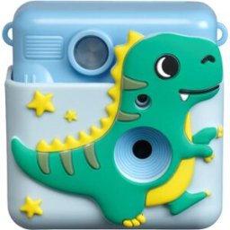 Câmara Fotográfica Digital Infantil Dinossauro KPC-1363BU (Azul) - DENVER