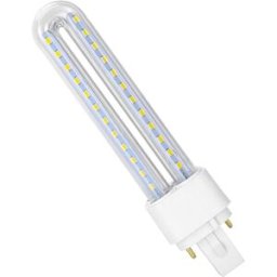 AIGOSTAR Lâmpada LED PLC G24 2U 220V 15W 3000K 1500Lm