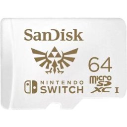 Cartão de Memória 64GB MicroSDXC p/ Nintendo Switch - SANDISK