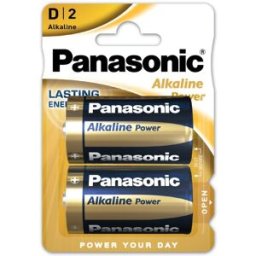 Blister 2 Pilhas Alcalinas D LR20 - PANASONIC