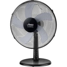 Ventoinha de Mesa "Gotteborg" 3 Velocidades 45W Ø30cm (Preto) - UFESA