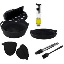 Pack de 6x Acessórios de Cozinha p/ Fritadeiras AirFryer Ar Quente - CECOTEC