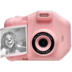 Câmara Fotográfica Digital Infantil KPC-1370P (Rosa) - DENVER