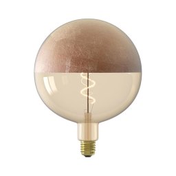 Lâmpada LED dimerizável com cúpula FILAMENT G200 E27/4W/230V 1800K acabamento em cobre