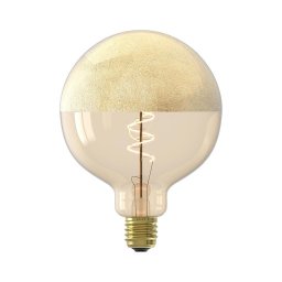 Lâmpada LED regulável com cúpula FILAMENT G125 E27/4W/230V 1800K dourada CRI 90