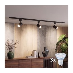 Philips - Spot LED dimerizável para trilho sys EASYLINK 3xGU10/6,2W/230V 1m preto