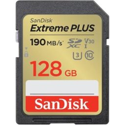 Cartão de Memória Extreme Plus SDXC 128GB Classe 10 - SANDISK