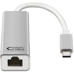 Placa de Rede Externa (RJ45) USB-C (15cm) - Nanocable